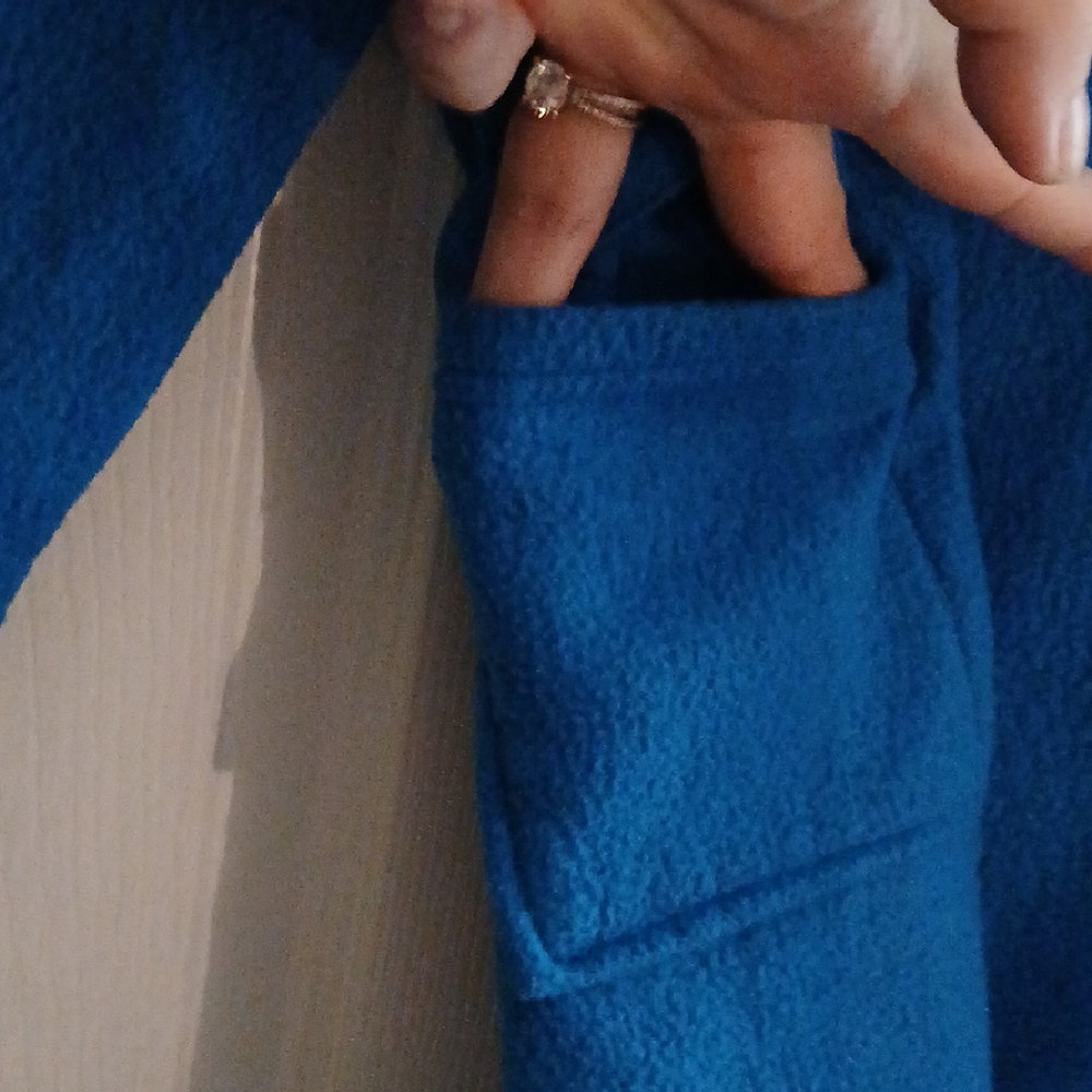 Blue Kids' Robe with Patch - Picture 4 of 5